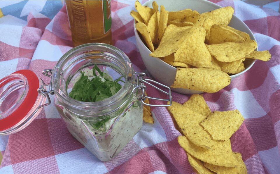 Mexicaanse spicy kaasdip