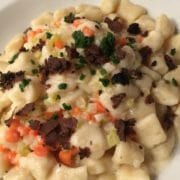 gnocchi met truffel en geitenkaas