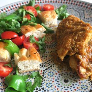 Kip met gekonfijte citroen