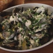 Romig mosselpannetje