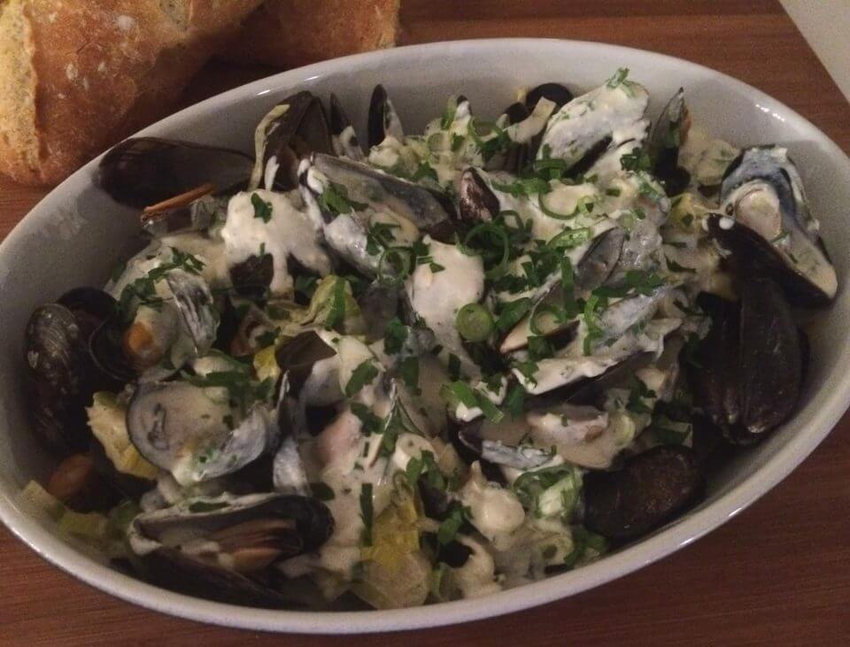 Romig mosselpannetje