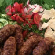 merguez met fattoush