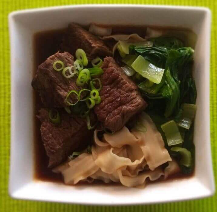 Taiwanese noedelsoep met beef
