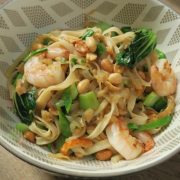 Pad thai met garnalen