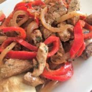 Souvlaki van varkenshaas