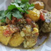 Indiase bloemkoolcurry met aardappel