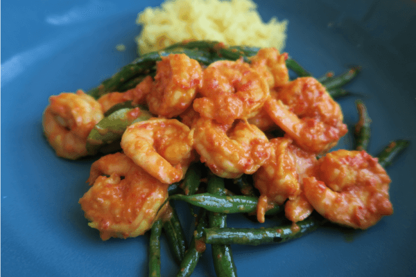 Udang tumis buncis