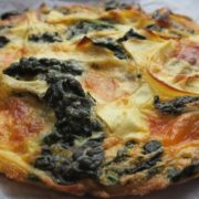 Frittata met pastinaak, cavolo nero en taleggio