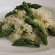 Risotto met groene asperges