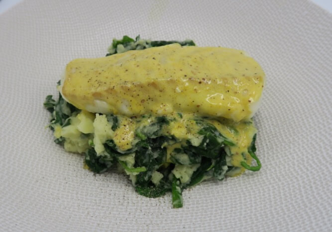 Kabeljauw met mosterdsaus