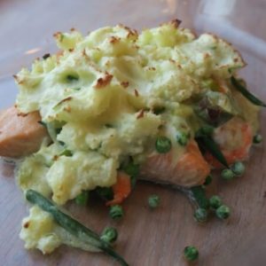 Fishpie met zalm