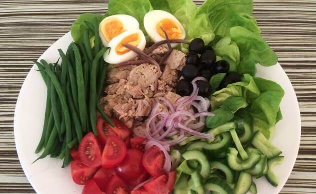 Salade nicoise tonijn blik